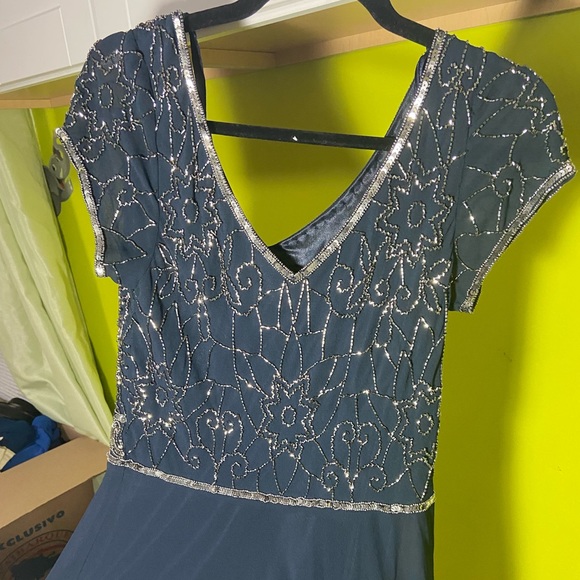 JKARA Navy Blue Dress - Picture 4 of 6